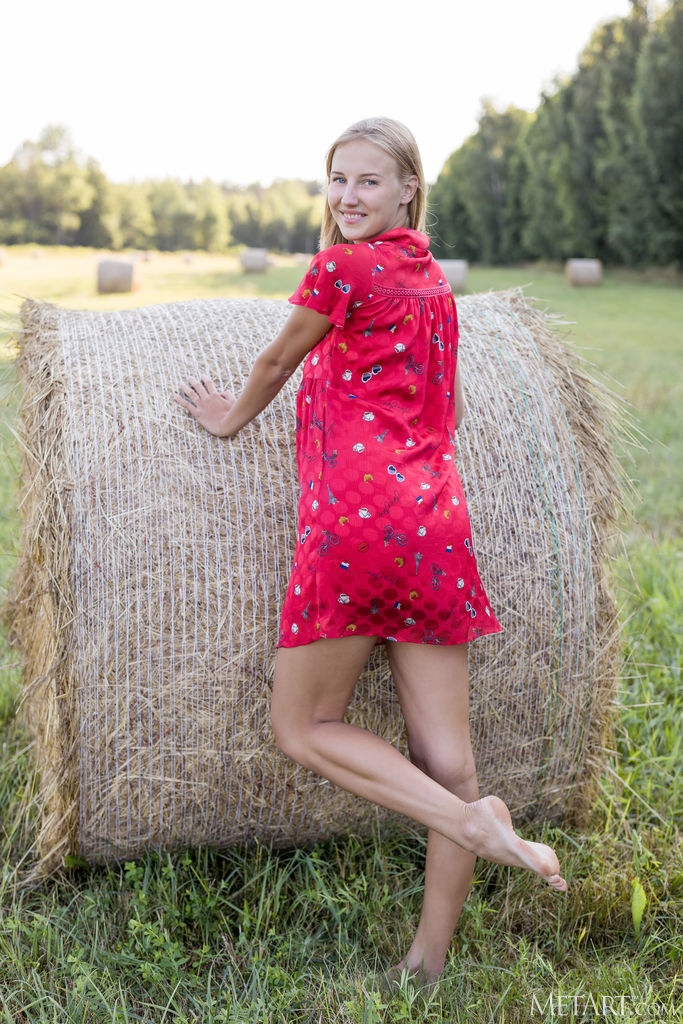 Beti in Hay Roll photo 2 of 17