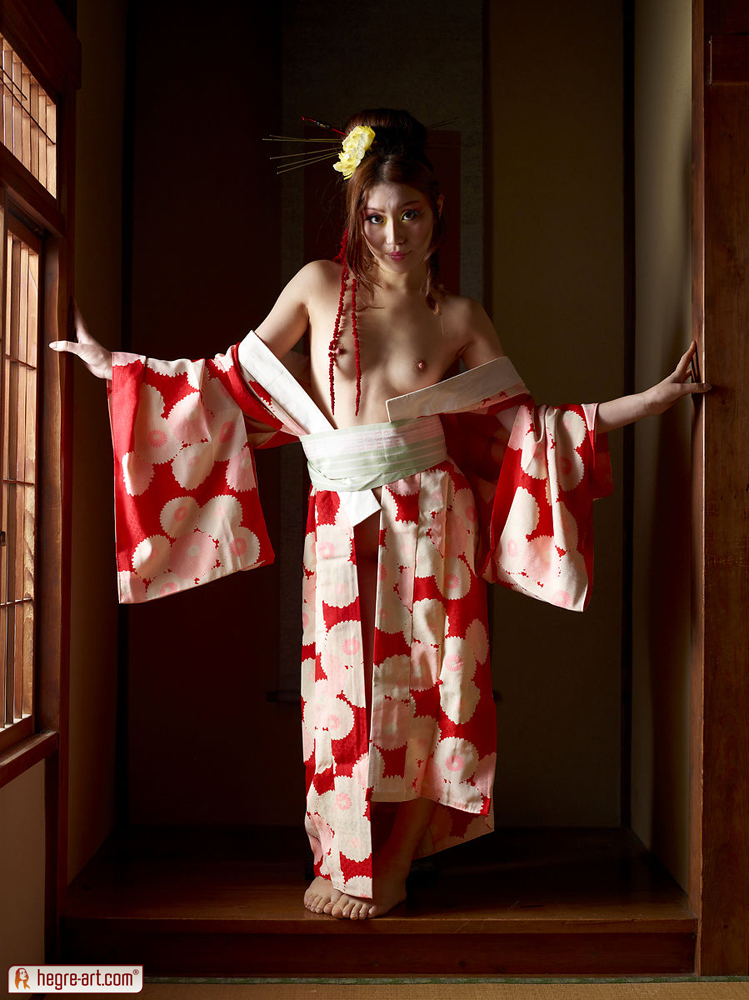 Chiaki in Kimono photo 1 of 18